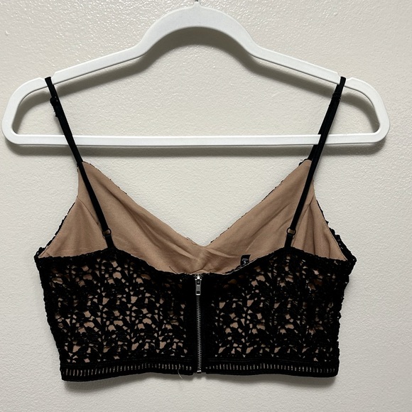 Kendall & Kylie 2 Piece Black Lacey Skirt & Top Set - Picture 4 of 8